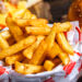 a small portion of seasoned french fries